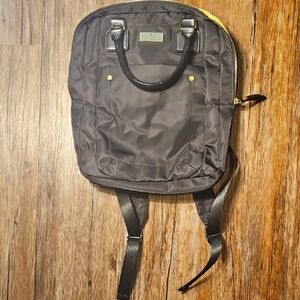 Allancia Black & Gold Convertible Backpack Tote Bag